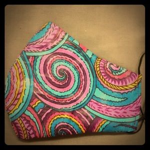 Face mask, face cowering African print, wax fabric